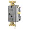 Hubbell Wiring Device-Kellems Straight Blade Receptacle, 5-20R, 20 A, 125V AC, 2 Pole, 3 Wire, Grounded HBL5362LC1GY - alternate 1